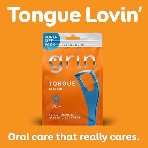 Image 6 of Grin Tongue Cleaner, 48 Count, Disposable Tongue Cleaner