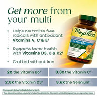 Thumbnail for Image 7 of MegaFood Advanced Multivitamin for Men 40+ 120 Tablets