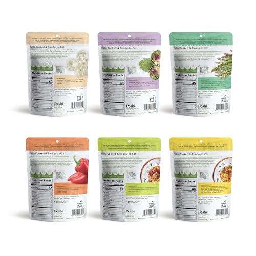 Image 2 of Poshi Marinated Vegetable Variety Pack, 6-Pack, 4.4-5.4 oz Pouches