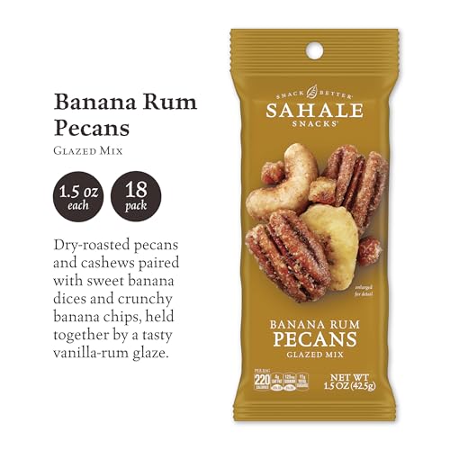 Image 2 of Sahale Snacks Banana Rum Pecans Glazed Mix, 1.5 Ounces (Pack of 18)