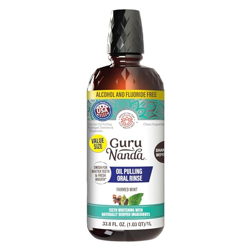 Image 5 of 33.8 Fl Oz (Pack of 1) / 1 Pack for the product GuruNanda Oil Pulling Mouthwash with Vitamins