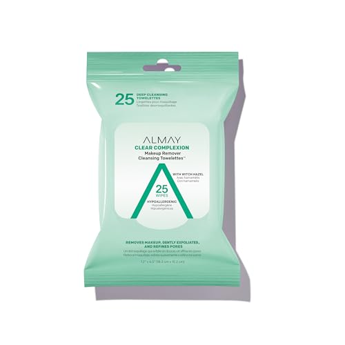 Image 1 of Default Title for the product Almay Clear Complexion Makeup Remover Cleansing Towelettes, 25 Count