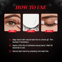 Thumbnail for Image 5 of Ardell Demi Wispies Lashes Natural Look Wispy Strip False Eyelashes 6 Pairs