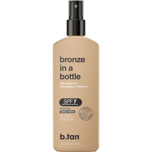 Image 1 of Default Title for the product B.TAN 7 SPF Tanning Oil Spray - Dark Intensifier Lotion, Sun Tan Bronzer