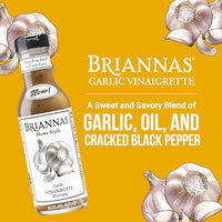 Thumbnail for Image 3 of BRIANNAS Home Style Garlic Vinaigrette Dressing, Gluten Free, 6 Pack