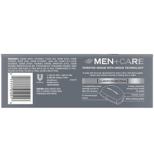 Image 3 of Dove Men+Care Men's Bar Soap 3.75 oz 10 Bars