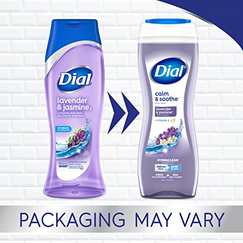 Image 2 of Dial Body Wash, Lavender & Jasmine, 21 Ounce (Pack of 4)