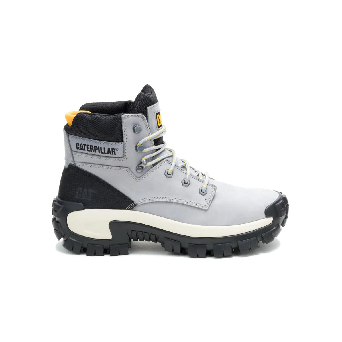 CAT Men's Invader Hi Work Boot, Grey, Size-10