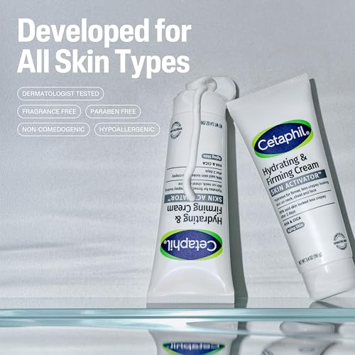 Image 2 of Cetaphil Skin Activator Firming Face & Neck Cream, AHA + CICA, 3.4oz