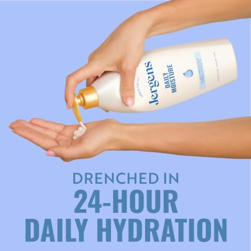 Image 3 of Jergens Daily Moisture Body Lotion For Dry Skin, 21 fl oz
