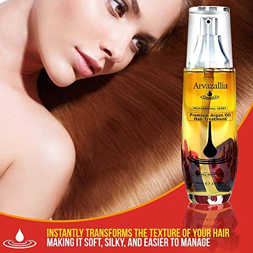 Image 2 of Arvazallia Premium Argan Oil Hair Treatment and Leave-in Mask & Hydrating Conditioner Spray Bundle