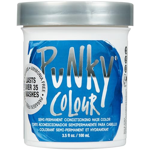 Image 21 of Atlantic Blue / 3.5 Fl Oz (Pack of 1) for the product Punky Colour Semi Permanent Hair Color