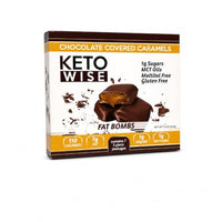 Thumbnail for Image 1 of Default Title for the product Keto Wise Fat Bombs Chocolate Covered Caramels, Pack of 7