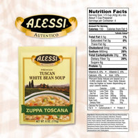 Thumbnail for Image 2 of Alessi Autentico Premium Soups, Traditional Flavors, 6oz Pack of 6