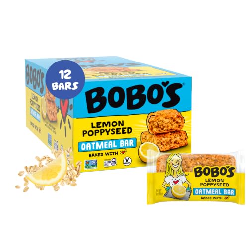 Image 1 of Default Title for the product Bobo's Soft Baked Oatmeal Bars Lemon Poppyseed (12 ct)