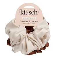 Thumbnail for Image 21 of Camel & Cream for the product Kitsch Satin Scrunchies for Women