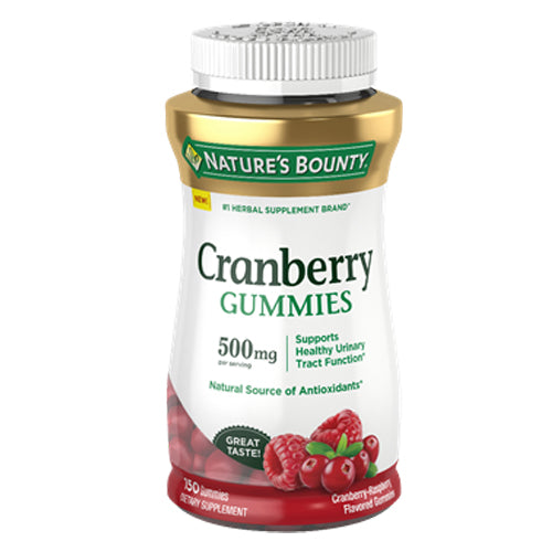 Nature's Bounty Cranberry Gummy 150 Count