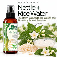 Thumbnail for Image 3 of Seven Minerals Nettle and Rice Water Spray for Hair 4 fl oz
