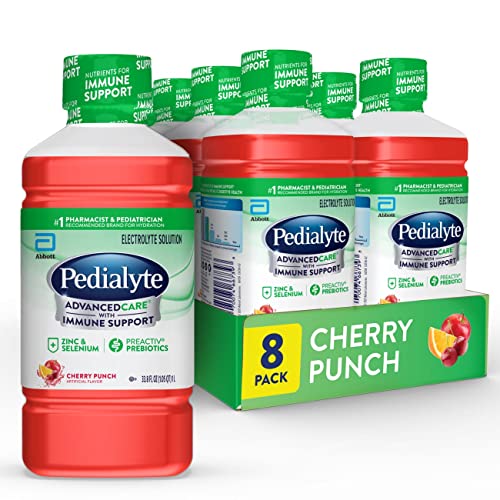 Image 2 of Cherry Punch / 33.8 Fl Oz (Pack of 8) for the product Pedialyte AdvancedCare Electrolyte Drink