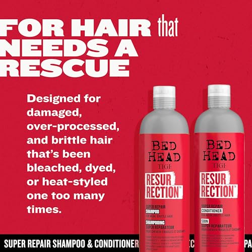 Image 4 of TIGI Bed Head Resurrection Hair Repair Shampoo and Conditioner Set, 25.36 fl oz