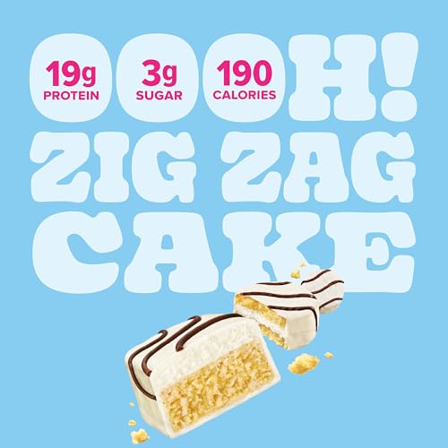 Image 4 of Pure Protein Zig Zag Cake Protein Bars, 19g Protein, Gluten Free, 4 Ct