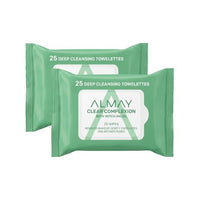 Thumbnail for Image 1 of Default Title for the product Almay Makeup Remover Cleansing Towelettes 25 Count Pack of 2