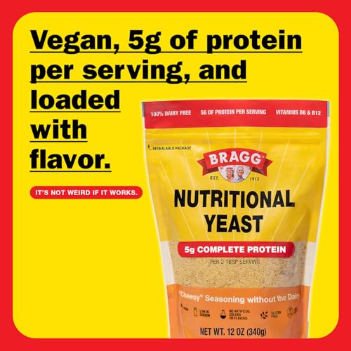 Image 3 of Bragg Premium Nutritional Yeast Seasoning - Original, 12 Ounce (Pack of 2)