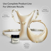 Thumbnail for Image 9 of Intimia Breast Pillow for Chest Wrinkles and Side Sleeping - Breast Pillow for Wrinkle Prevention - Chest Wrinkle Pillow for Breast Support (Gold)