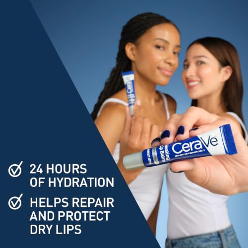 Image 7 of CeraVe Healing Lip Balm, Hydrating Hyaluronic Acid Lip Treatment, 0.7oz