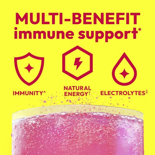 Image 2 of Emergen-C Vitamin C 1000mg Immune Support Powder Pink Lemonade 30 Packs