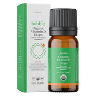 Thumbnail for Image 1 of Default Title for the product Bobbie Organic Baby Vitamin D Drops, Immune Health, 400 IU, 0.3 fl oz