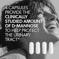 Thumbnail for Image 7 of AZO D-Mannose Supplement for Women & Men, Clinical Strength, 120 Capsules