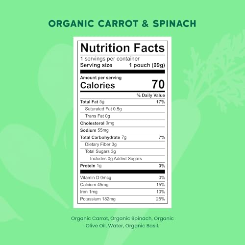 Image 2 of Serenity Kids Organic Baby Food Pouch, Veggie Puree, No Added Sugar, 3.5 Oz