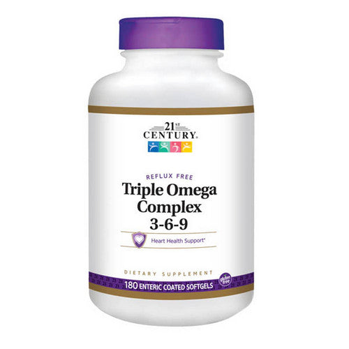 21st Century Triple Omega Complex 3-6-9 180 Softgels