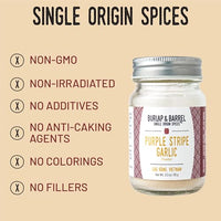 Thumbnail for Image 5 of Burlap & Barrel Purple Stripe Garlic - 3oz Glass Jar