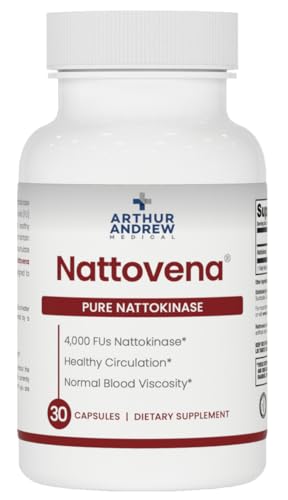 Image 2 of 30 Count (Pack of 1) for the product Arthur Andrew Medical Nattovena Pure Nattokinase 4000 FU Capsules