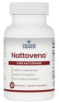 Thumbnail for Image 2 of 30 Count (Pack of 1) for the product Arthur Andrew Medical Nattovena Pure Nattokinase 4000 FU Capsules