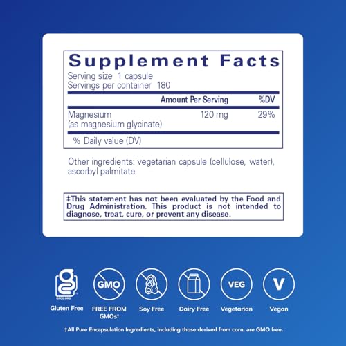 Image 4 of Pure Encapsulations Magnesium (Glycinate)