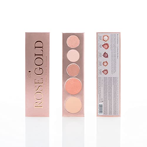 Image 2 of 100% PURE Rose Gold Makeup Palette All in One Compact