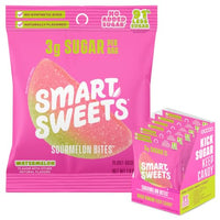 Thumbnail for Image 1 of Default Title for the product SmartSweets Sourmelon Bites, Low Sugar Sour Gummy, 1.8oz Bags, 6 Pack