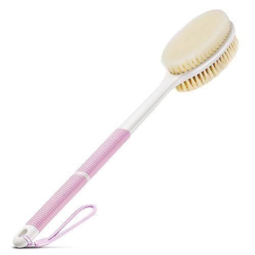 Image 2 of Pink for the product Backski Back Scrubber Anti Slip for Shower