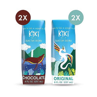 Thumbnail for Image 4 of Kiki Milk Plant Based Milk - The Starter Kit - 2x Chocolate Milk 8oz & 2x Organic Original Kiki Milk 8oz