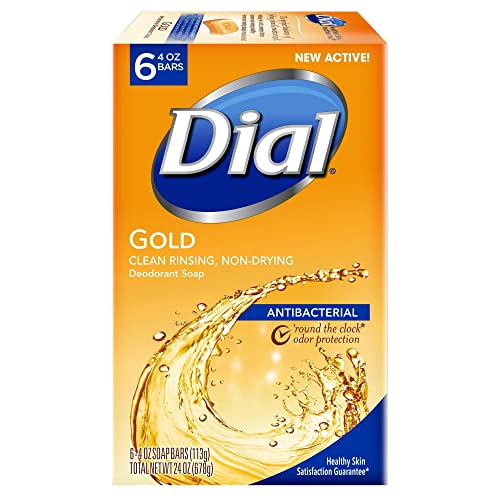 Image 2 of 4 Ounce (Pack of 6) for the product Dial Gold Antibacterial Soap Bar