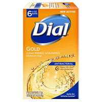 Thumbnail for Image 2 of 4 Ounce (Pack of 6) for the product Dial Gold Antibacterial Soap Bar