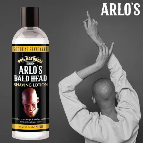 Image 5 of Arlo's Bald Head Shaving Lotion 6 oz