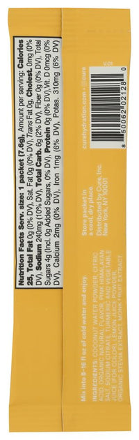 Thumbnail for Image 4 of Cure Hydration Hydration Mix Peach Mango 0.27 Ounce