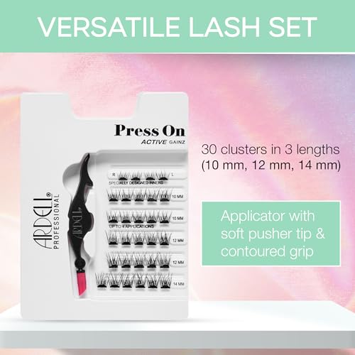 Image 3 of Ardell Active Press On Lashes, Underlash Cluster Eyelash Extensions, 1 Pack