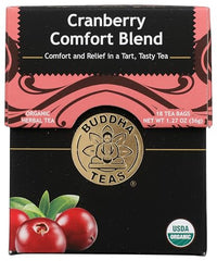 Thumbnail for Image 1 of Default Title for the product Buddha Teas Organic Cranberry Comfort Blend Herbal Tea, Caffeine Free