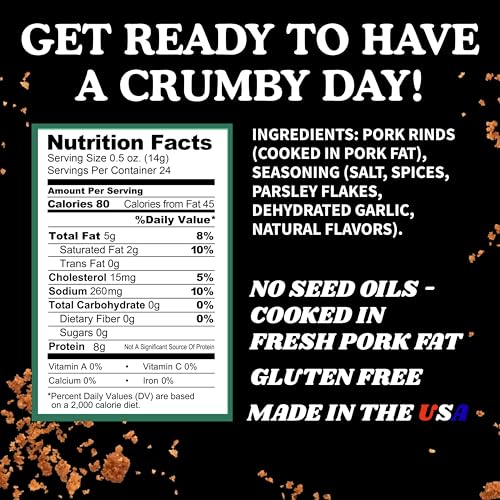 Image 2 of Pork King Good Italian Pork Rind Panko Bread Crumbs, 2 Pack, Gluten Free