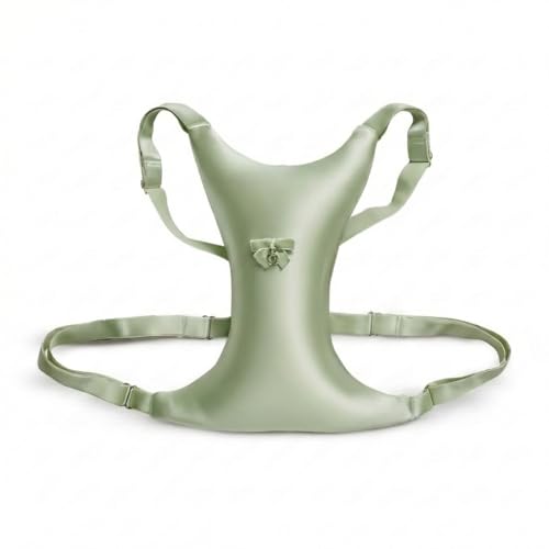 Image 3 of Sage Green for the product Intimia Breast Pillow for Chest Wrinkles and Side Sleeping - Breast Pillow for Wrinkle Prevention - Chest Wrinkle Pillow for Breast Support (Gold)